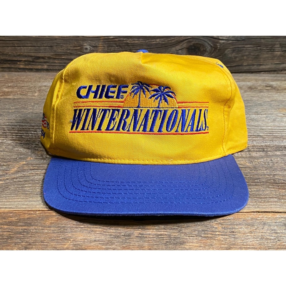 Vintage 1994 Chief Winternationals NHRA Pomona California Embroidered Racing Hat